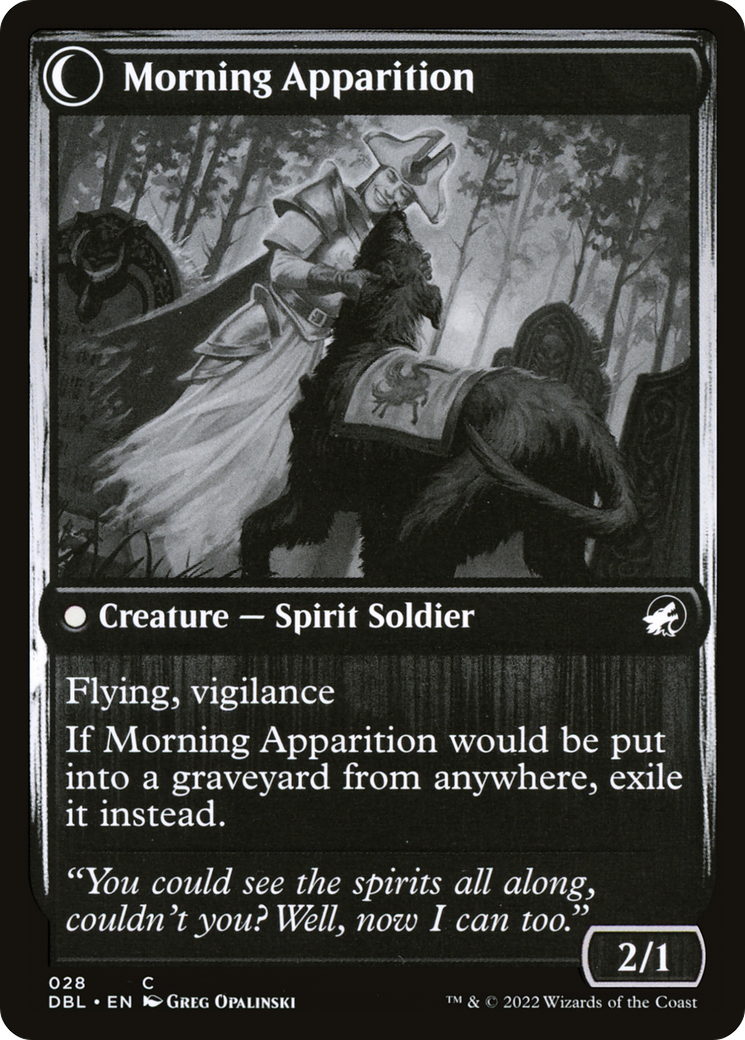 Mourning Patrol (DBL-028) [Innistrad: Double Feature] Foil
