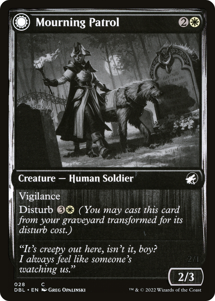 Mourning Patrol (DBL-028) [Innistrad: Double Feature]