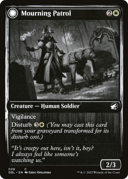 Mourning Patrol (DBL-028) [Innistrad: Double Feature]