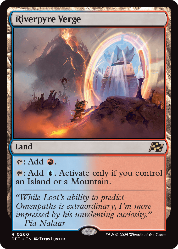 Riverpyre Verge (DFT-260) [Aetherdrift] Foil