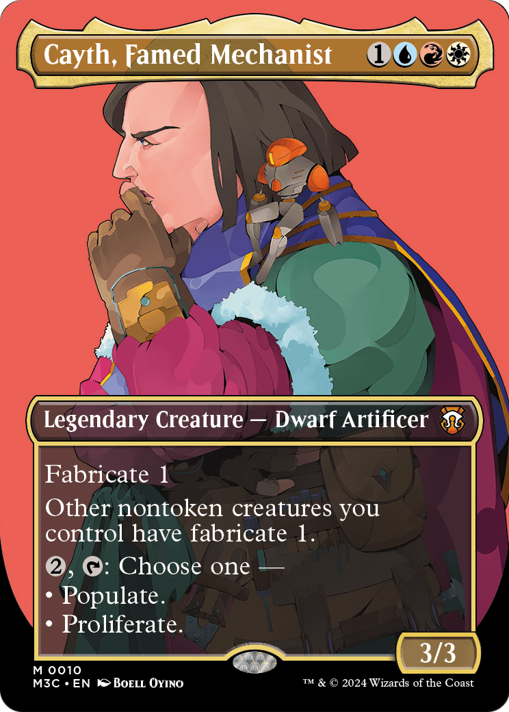 Cayth, Famed Mechanist (Borderless) (M3C-010) [Modern Horizons 3 Commander]