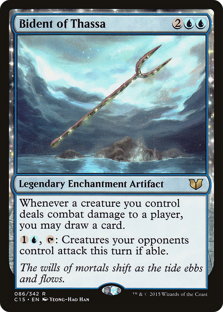 Bident of Thassa (C15-086) [Commander 2015]