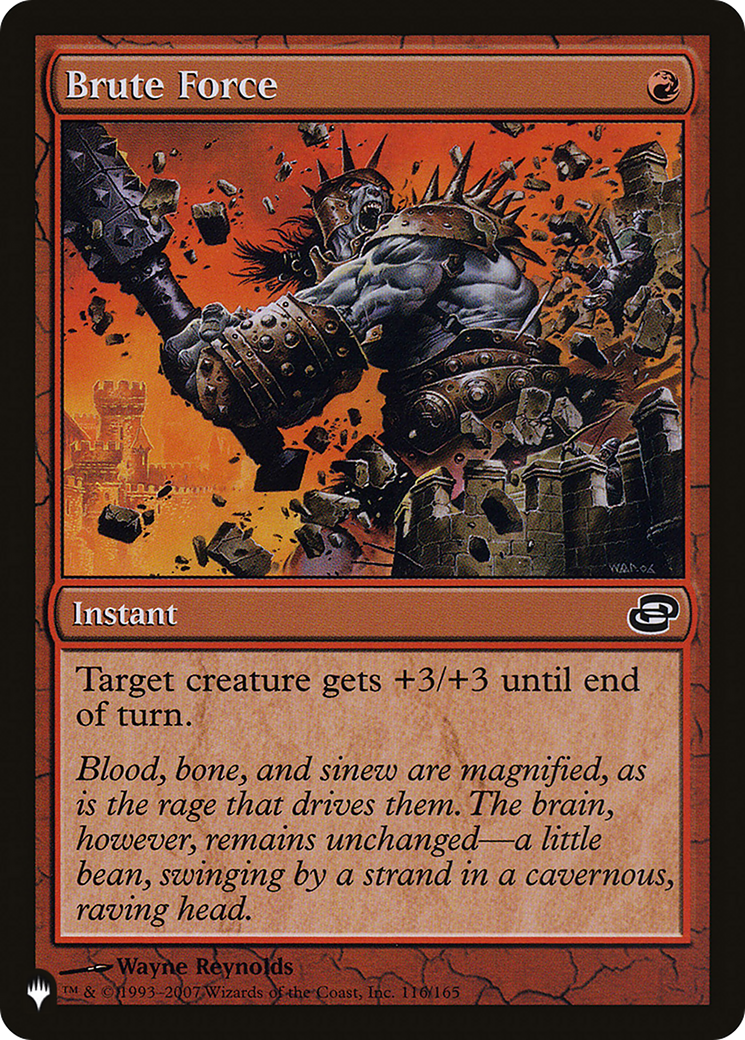 Brute Force (LIST-PLC-116) (Colorshifted) [The List]