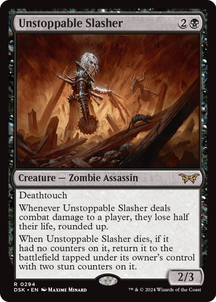 Unstoppable Slasher (DSK-294) [Duskmourn: House of Horror]