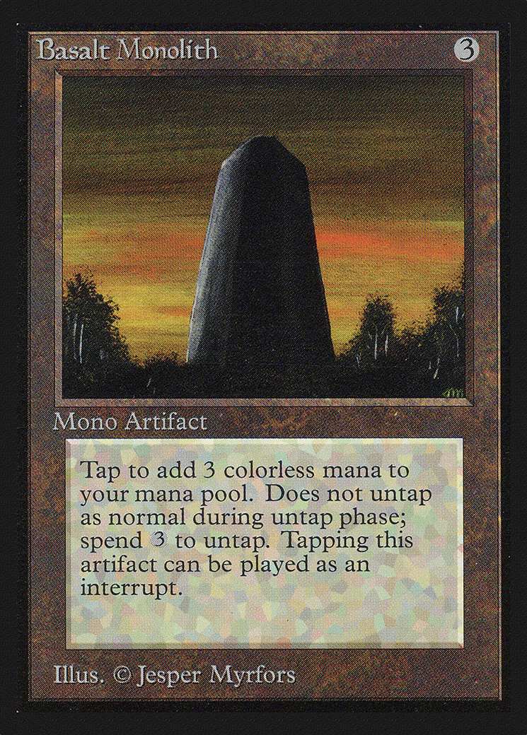 Basalt Monolith (IE) [Intl. Collectors' Edition]