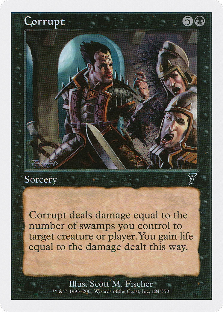 Corrupt (7ED-124) [7th Edition] Foil