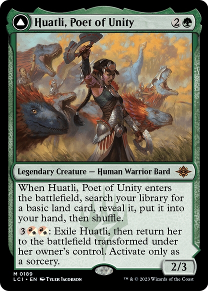 Huatli, Poet of Unity (LCI-189) [The Lost Caverns of Ixalan] Foil