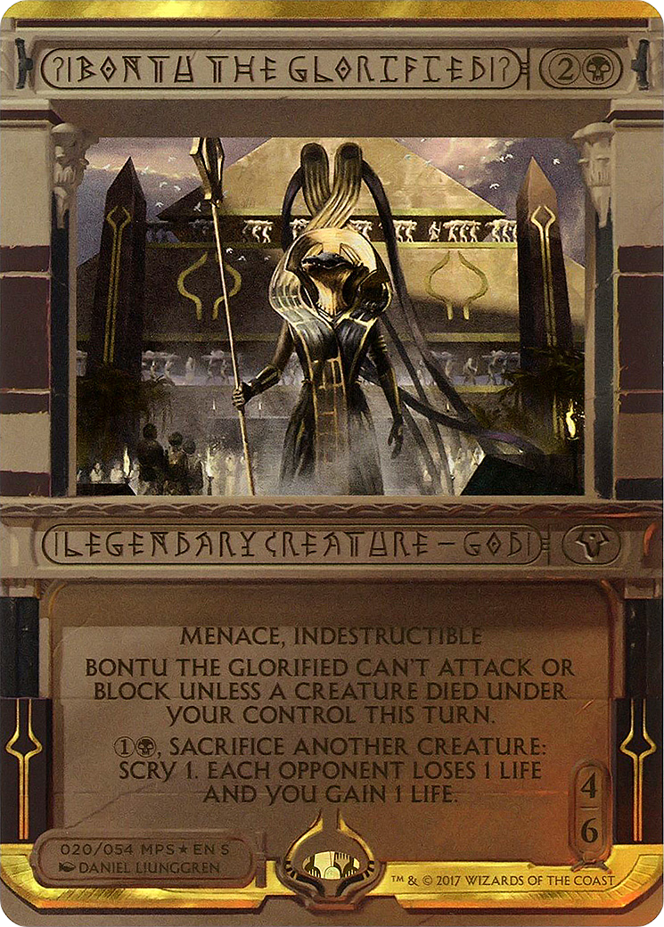 Bontu the Glorified (MPS2-020) (Borderless) [Amonkhet Invocations] Foil