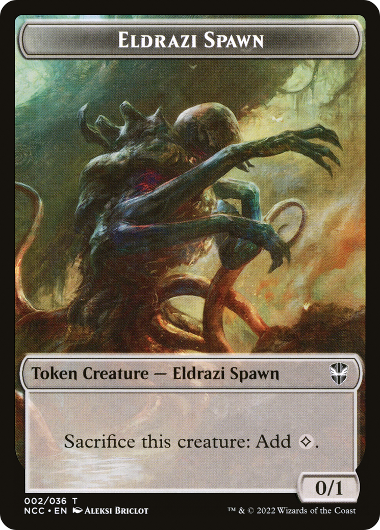 Eldrazi Spawn (TNCC-002) [New Capenna Commander Tokens] Foil