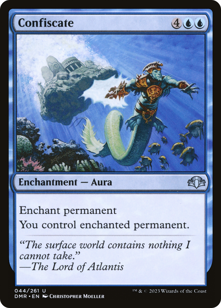 Confiscate (DMR-044) [Dominaria Remastered] Foil