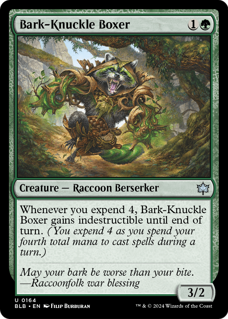 Bark-Knuckle Boxer (BLB-164) [Bloomburrow] Foil