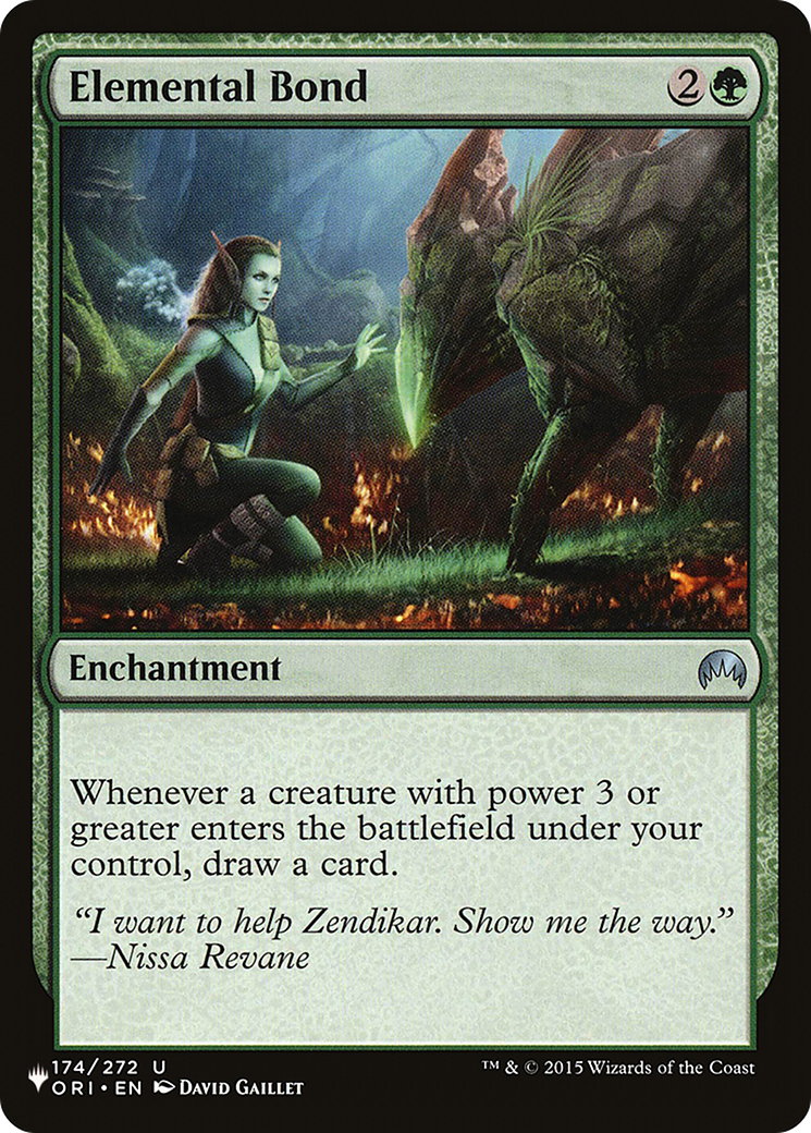 Elemental Bond (LIST-ORI-174) [The List]