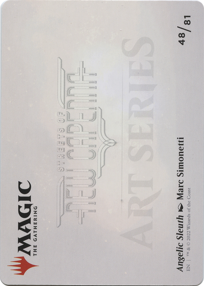 Angelic Sleuth // Angelic Sleuth (ASNC-048) (Borderless) [New Capenna Art Series] Foil