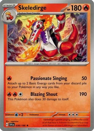 Skeledirge (38/198) [Deck Exclusives] - Rare