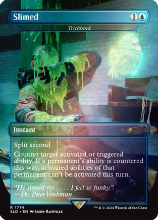 Slimed - Trickbind (Rainbow Foil) (SLD-1774) [Secret Lair Drop Series] Foil