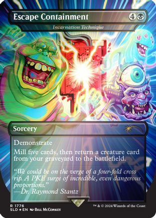 Escape Containment - Incarnation Technique (Rainbow Foil) (SLD-1776) [Secret Lair Drop Series] Foil
