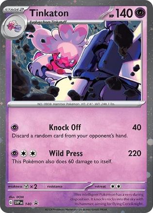 Tinkaton (Cosmo Holo) (140) [SV Scarlet & Violet Promo Cards] Holofoil - Promo