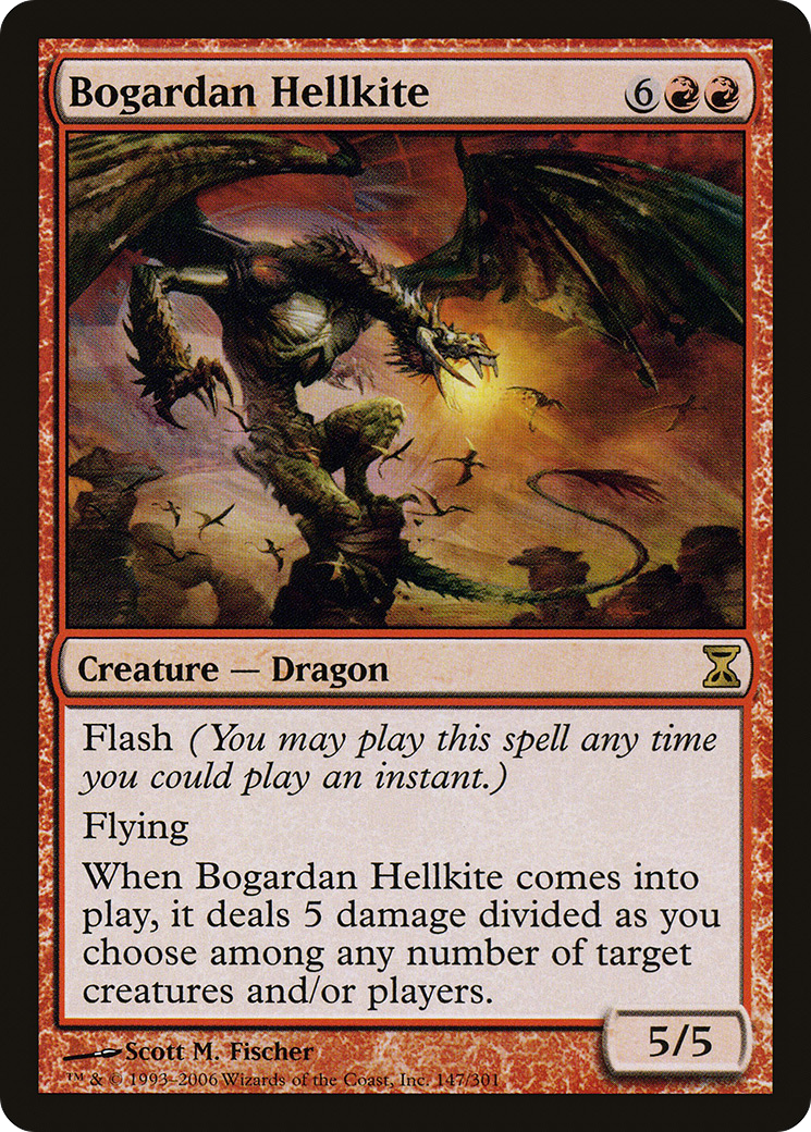 Bogardan Hellkite (TSP-147) [Time Spiral]