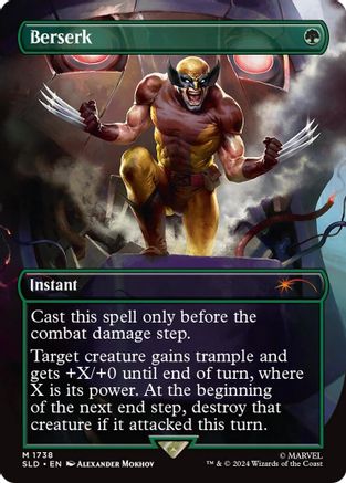 Berserk (SLD-1738) (Rainbow Foil) [Secret Lair Drop] Foil