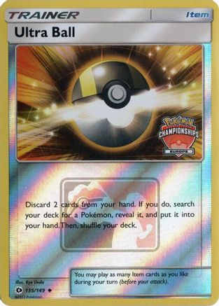 Ultra Ball (Europe Championships) (135/149) [League & Championship Cards] Reverse Holofoil - Promo