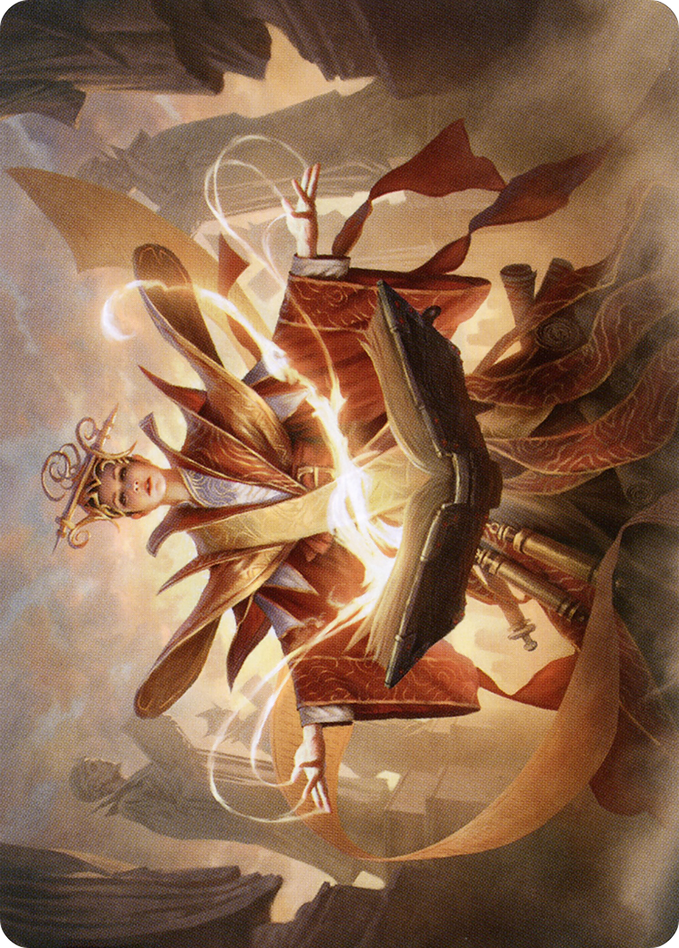 Augusta, Dean of Order // Augusta, Dean of Order (ASTX-054) (Borderless) [Strixhaven Art Series] Foil