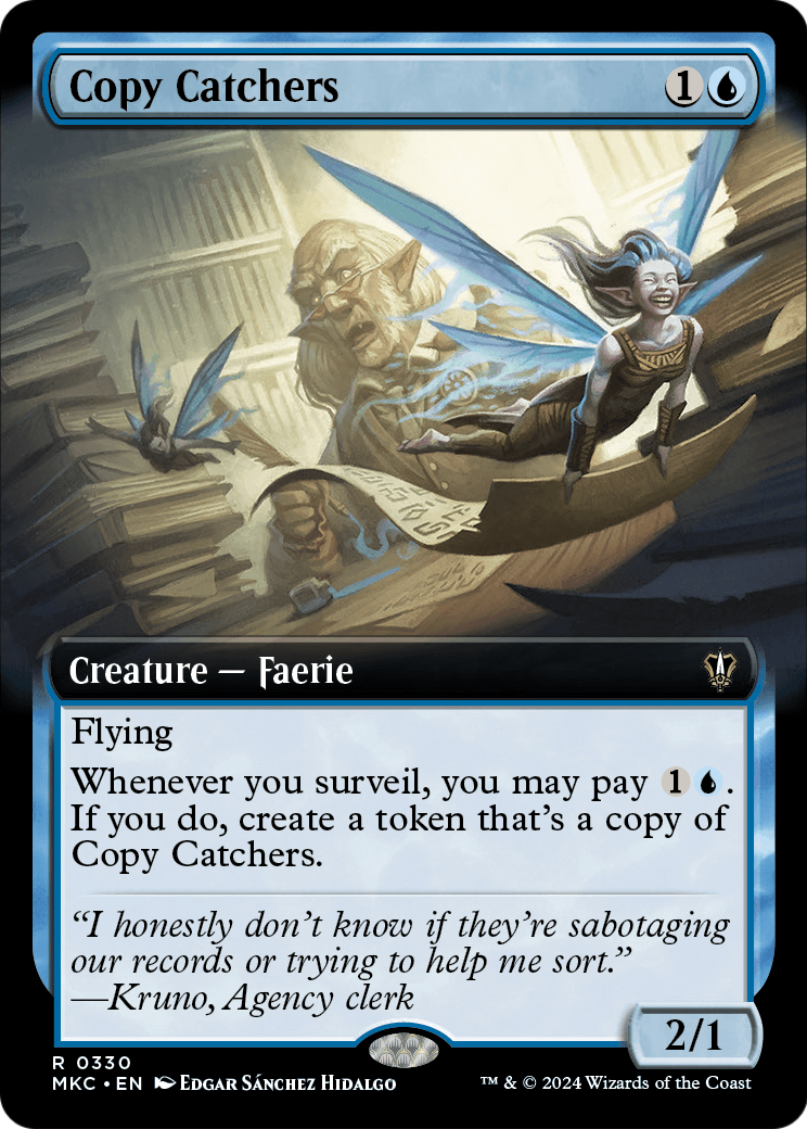 Copy Catchers (Extended Art) (MKC-330) [Murders at Karlov Manor Commander]