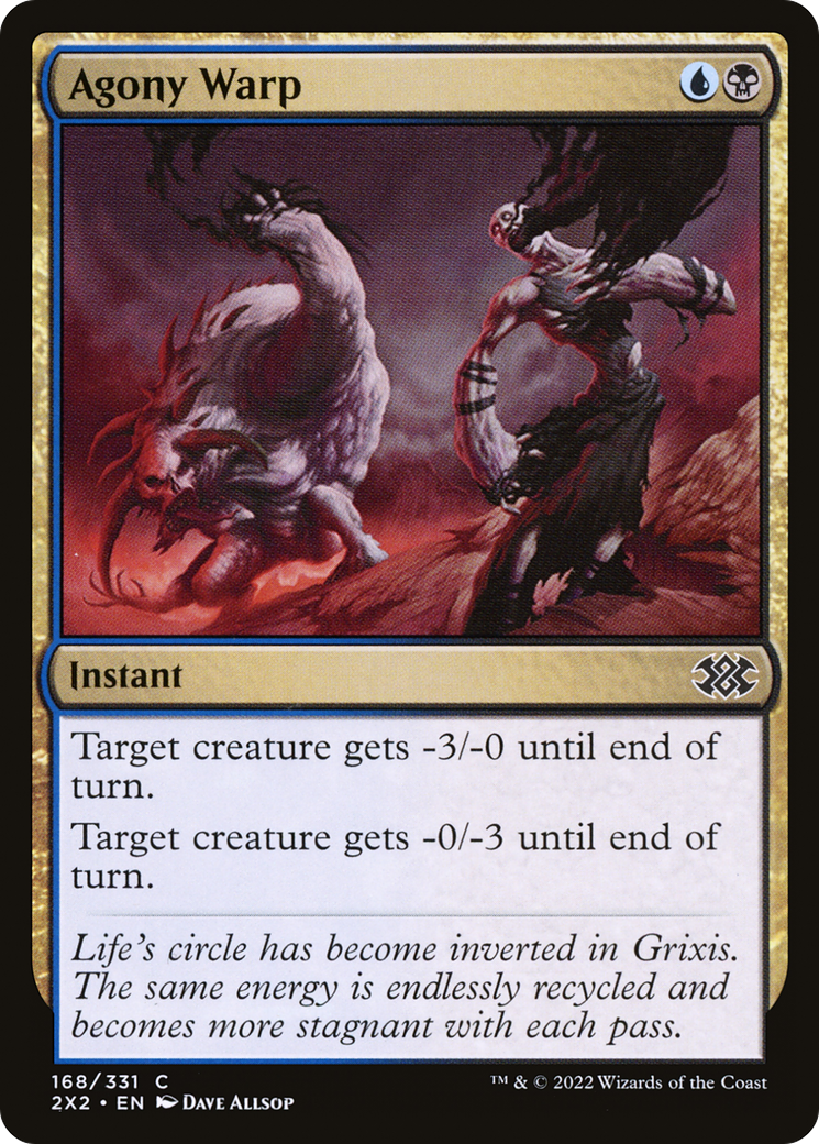 Agony Warp (2X2-168) [Double Masters 2022] Foil
