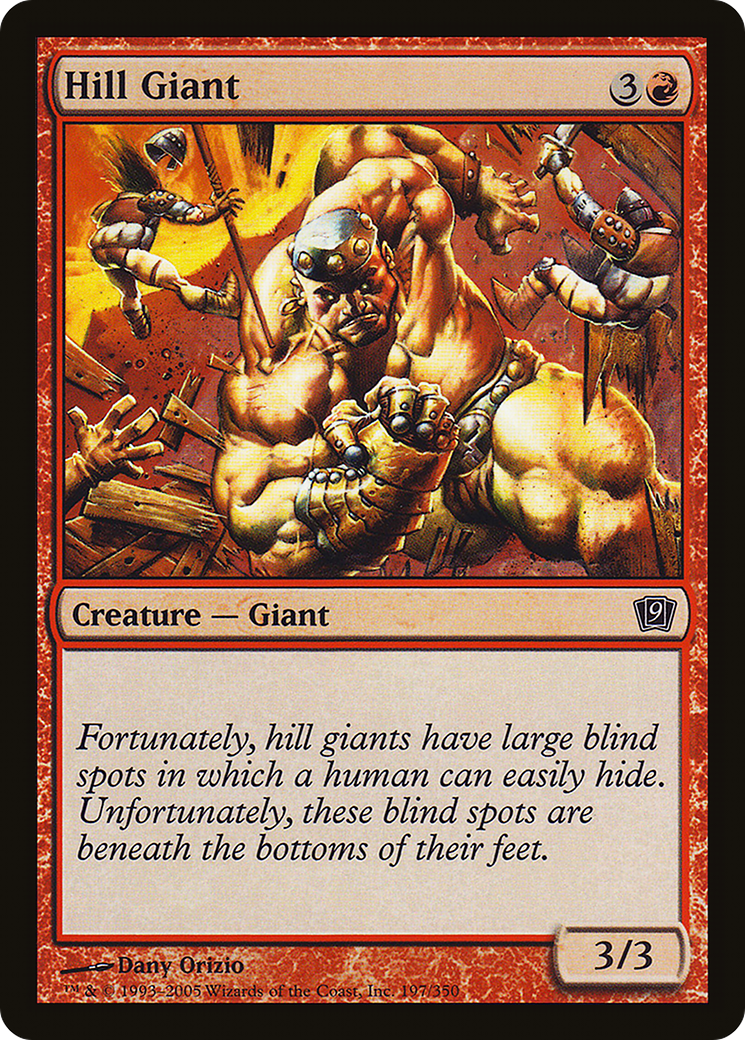 Hill Giant (9ED-197★) [9th Edition]