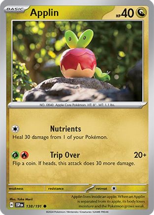 Applin (138) [SV08 Surging Sparks] - Common