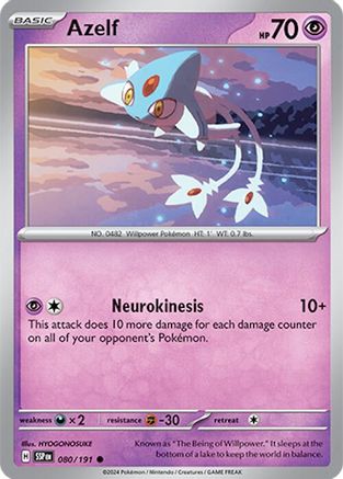 Azelf (080) [SV08 Surging Sparks] Reverse Holofoil - Common