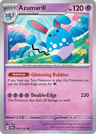 Azumarill (074) [SV08 Surging Sparks] - Uncommon