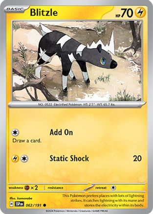 Blitzle (062) [SV08 Surging Sparks] - Common