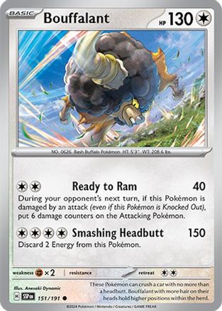 Bouffalant (151) [SV08 Surging Sparks] - Common