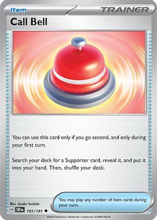 Call Bell (165) [SV08 Surging Sparks] Reverse Holofoil - Uncommon