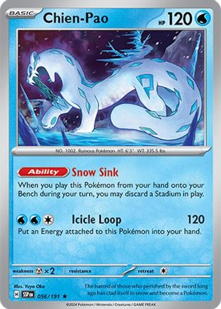Chien-Pao (056) [SV08 Surging Sparks] Reverse Holofoil - Rare