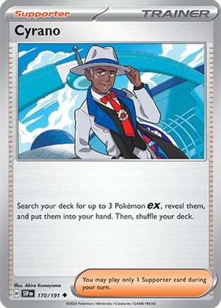 Cyrano (170/191) [SV08 Surging Sparks] Reverse Holofoil - Uncommon