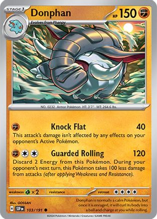 Donphan (103) [SV08 Surging Sparks] Reverse Holofoil - Common