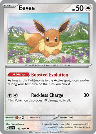 Eevee (143) [SV08 Surging Sparks] Reverse Holofoil - Common