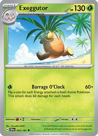 Exeggutor (003) [SV08 Surging Sparks] Reverse Holofoil - Uncommon