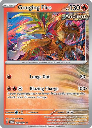 Gouging Fire (038) [SV08 Surging Sparks] Reverse Holofoil - Rare