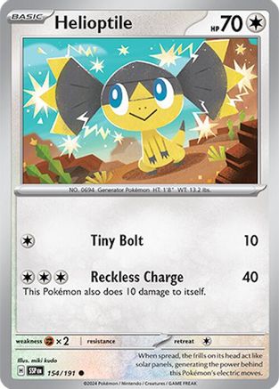 Helioptile (154) [SV08 Surging Sparks] - Common
