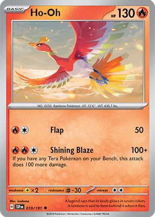Ho-Oh (019) [SV08 Surging Sparks] - Uncommon