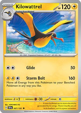 Kilowattrel (067) [SV08 Surging Sparks] - Uncommon