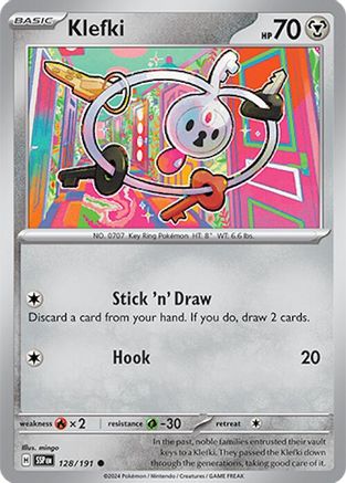 Klefki (128) [SV08 Surging Sparks] Reverse Holofoil - Common