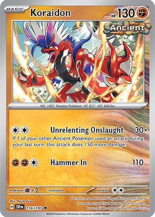 Koraidon (116) [SV08 Surging Sparks] - Uncommon