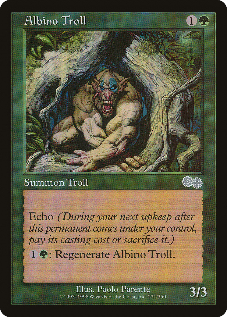 Albino Troll (USG-231) [Urza's Saga]