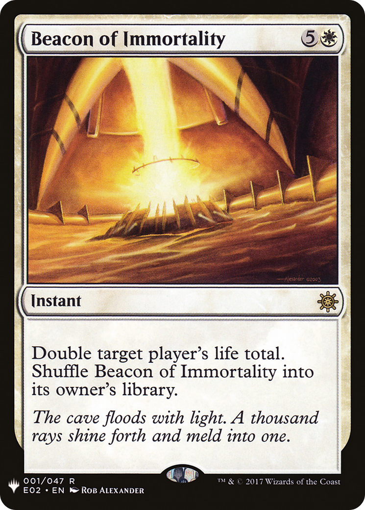 Beacon of Immortality (LIST-E02-1) [The List]