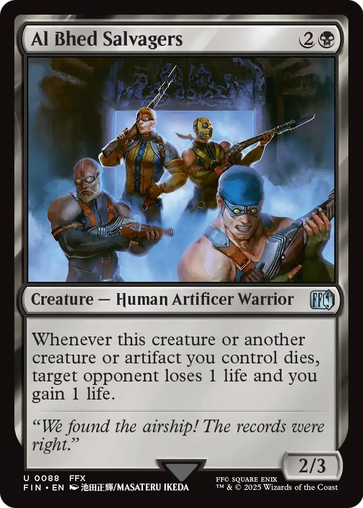 Al Bhed Salvagers (FIN-088) [FINAL FANTASY] Foil
