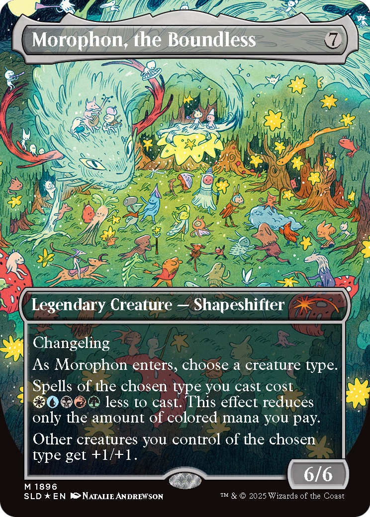 Morophon, the Boundless (SLD-1896) (Borderless) [Secret Lair Drop] Foil