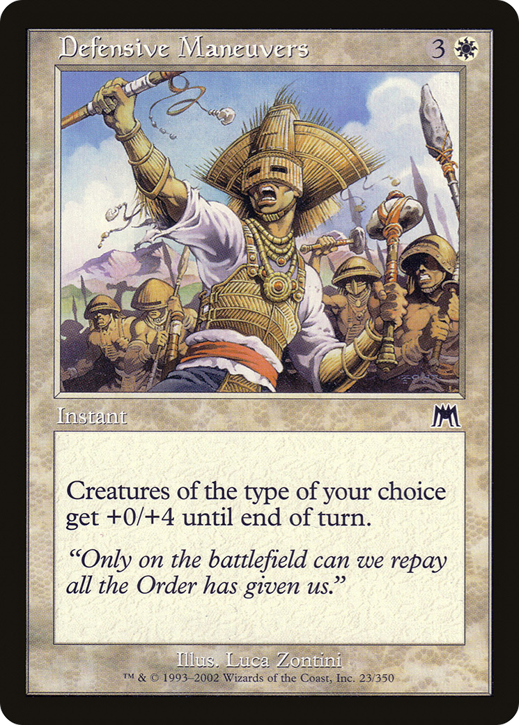 Defensive Maneuvers (ONS-023) [Onslaught]